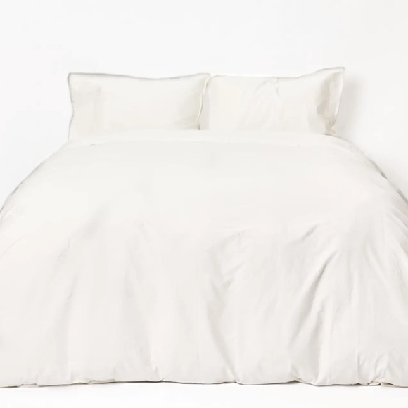 buffy Bedding New Buffy Duvet Cover Cotton Percale Cream 44 Poshmark